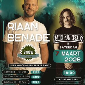 Riaan Benadé en Zaan Sonnekus live @ Snowflake Venue Potchefstroom